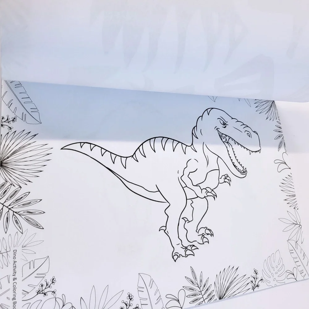 Qurious Dinos Activity & Coloring Book Dinosaur Jungle Paperback